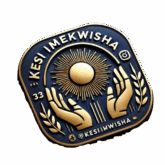 dall e 2025 01 28 16.39.10 a sleek and motivational logo design for kesi imekwisha tailored for social media platforms. the design features bold modern typography in gold and removebg preview