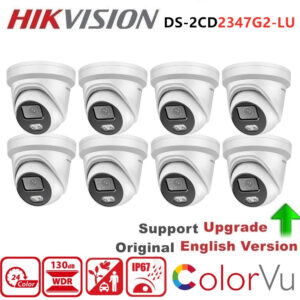 hikvision ip camera surveil camera 4mp colorvu ds 2cd2347g2 lu