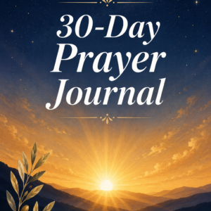 30 day prayer journal pdf