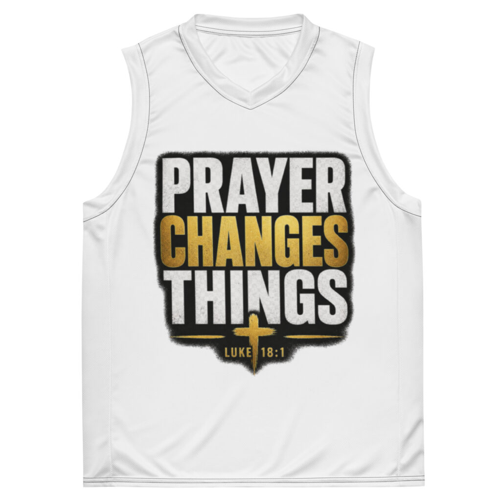Recycled unisex basketball jersey