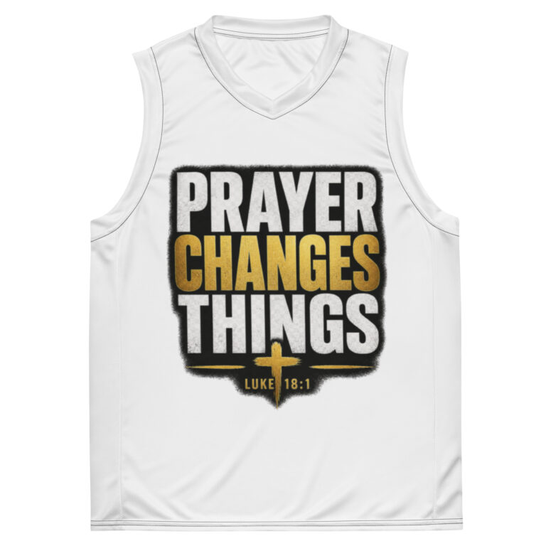 Recycled unisex basketball jersey