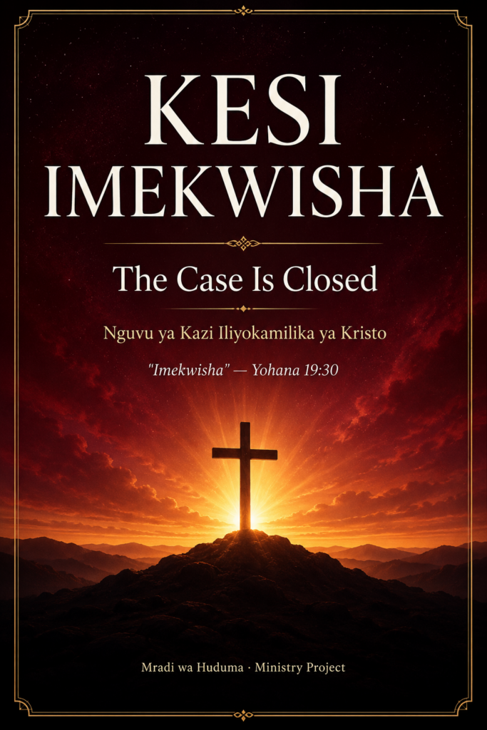 Book Kesi Imekwisha — Custom Ministry Project